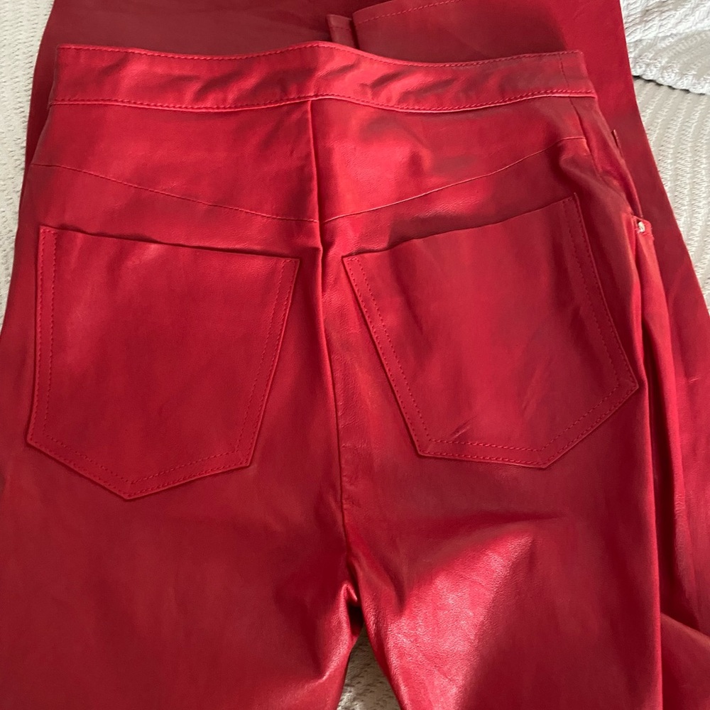 1000% real leather pants. NWOT. Never worn. Adorable! Open to ALL OFFERS!